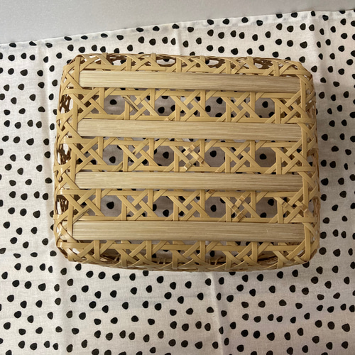 竹かご 斜め八つ目編み その他ケース 竹＆木ぼー 通販 17101918