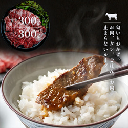 [安楽牛/宮崎牛] バラ・モモ焼肉：各300g/総計600g 3枚目の画像