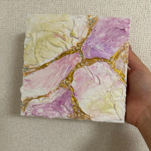 3D キャンバス 15×15 ニュアンスアート 絵画 Let it be Art 通販