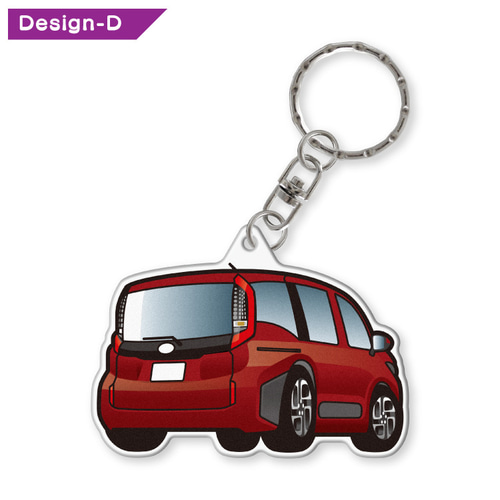 2cm】トヨタ シエンタ 10系 アクリル キーホルダー スマートキー 納車
