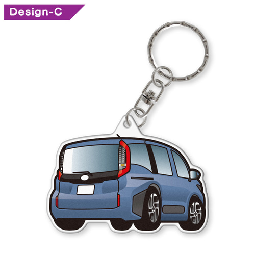 2cm】トヨタ シエンタ 10系 アクリル キーホルダー スマートキー 納車