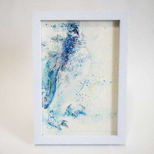 ペンギン【水彩】 絵画 しろいろ 通販 17102538｜Creema(クリーマ)