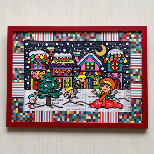 原画】貼り絵☆マッチ売りの少女〜もしも願いが叶うなら。 その他