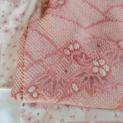 赤ちゃん着物セット(正絹総絞りの被布） 9枚目の画像
