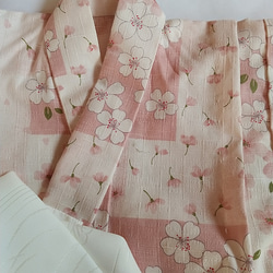 赤ちゃん着物セット(正絹総絞りの被布） 12枚目の画像