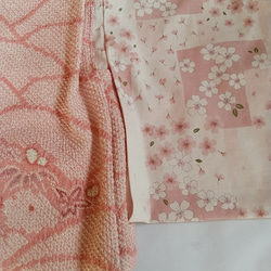 赤ちゃん着物セット(正絹総絞りの被布） 11枚目の画像