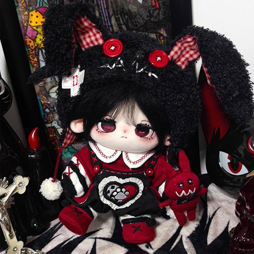 20cmぬいぐるみ服 着せ替えぬいぐるみ 悪魔兎セット 2種類 ぬい 20cmぬいぐるみ服 着せ替えぬいぐるみ 悪魔兎セット 2種類 ぬい