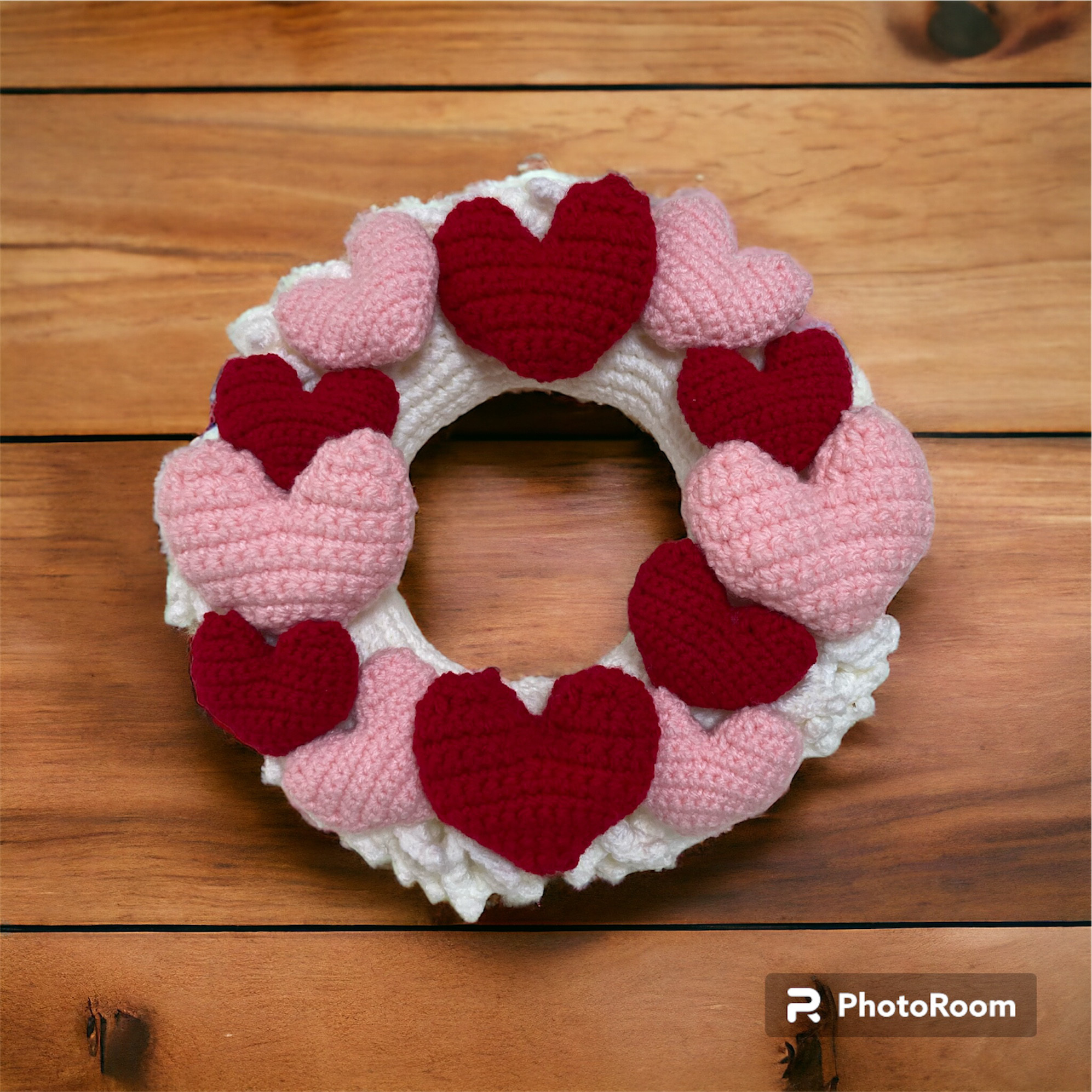 ハートいっぱいの玄関リース【商品番号：2401】