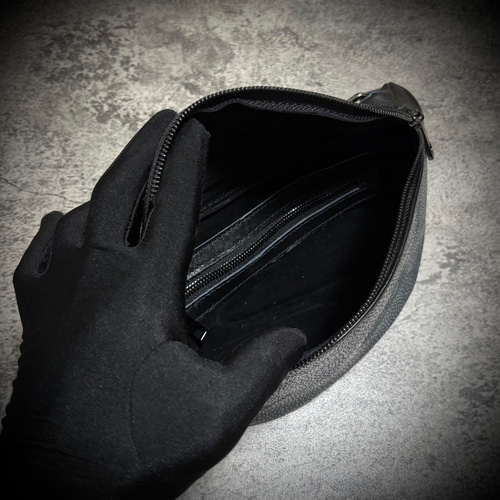 スティングレイ ボディバッグ ガルーシャ エイ革 本革 ハンドメイド スティングレイ ボディバッグ ガルーシャ エイ革 本革