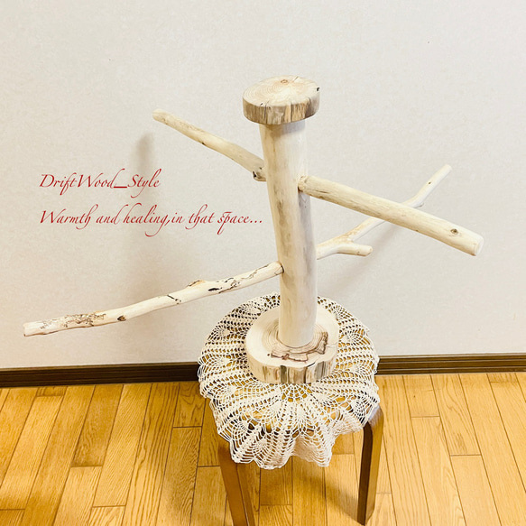 流木の止まり木  取り外しができる止まり木スタンド インコ オウム 鳥 バードスタンド パーチ N6 5枚目の画像