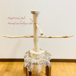 流木の止まり木  取り外しができる止まり木スタンド インコ オウム 鳥 バードスタンド パーチ N6 9枚目の画像