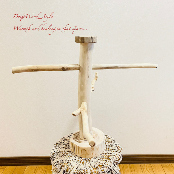 流木の止まり木  取り外しができる止まり木スタンド インコ オウム 鳥 バードスタンド パーチ N6 11枚目の画像