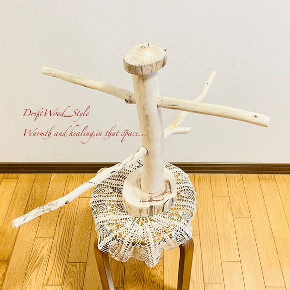 流木の止まり木  取り外しができる止まり木スタンド インコ オウム 鳥 バードスタンド パーチ N6 3枚目の画像