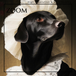 【ファッションショー - ラブラドールレトリバー犬 No.1】A2アートポスター 犬の絵 犬の絵画 犬のイラスト 3枚目の画像