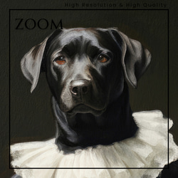 【ファッションショー - ラブラドールレトリバー犬 No.2】A2アートポスター 犬の絵 犬の絵画 犬のイラスト 3枚目の画像