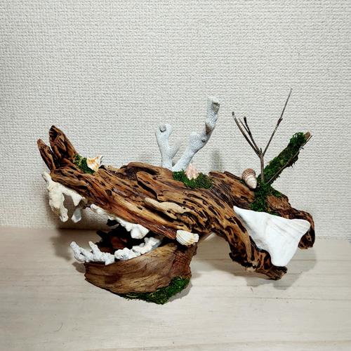 Open Sale☆全品20％OFF！【恐竜オブジェ】流木アート その他アート