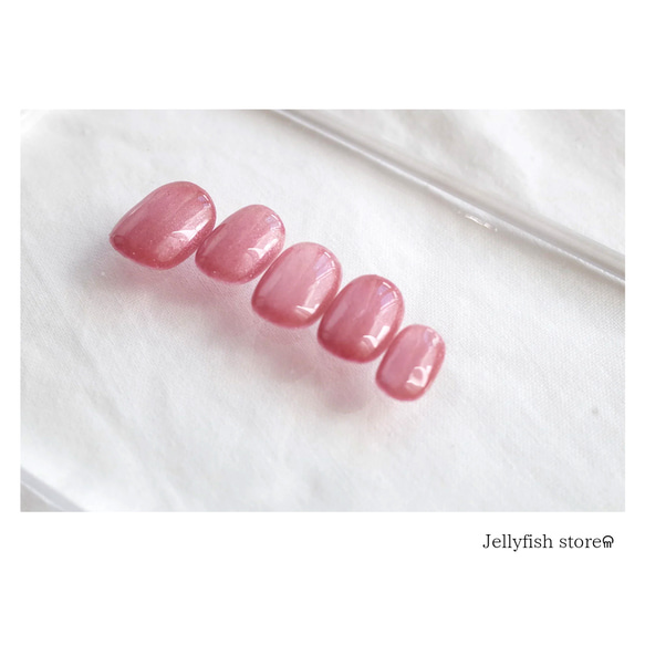 #96｜マグネットnail * Cherry [ チェリー ]  こだわりワンカラー さくらんぼ【ネイルチップ】 3枚目の画像