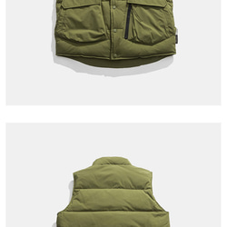 秋冬新品 スタンドカラーベスト ダウンジャケット メンズ ユニセックス 厚手暖かいカップルコート レディース 6枚目の画像