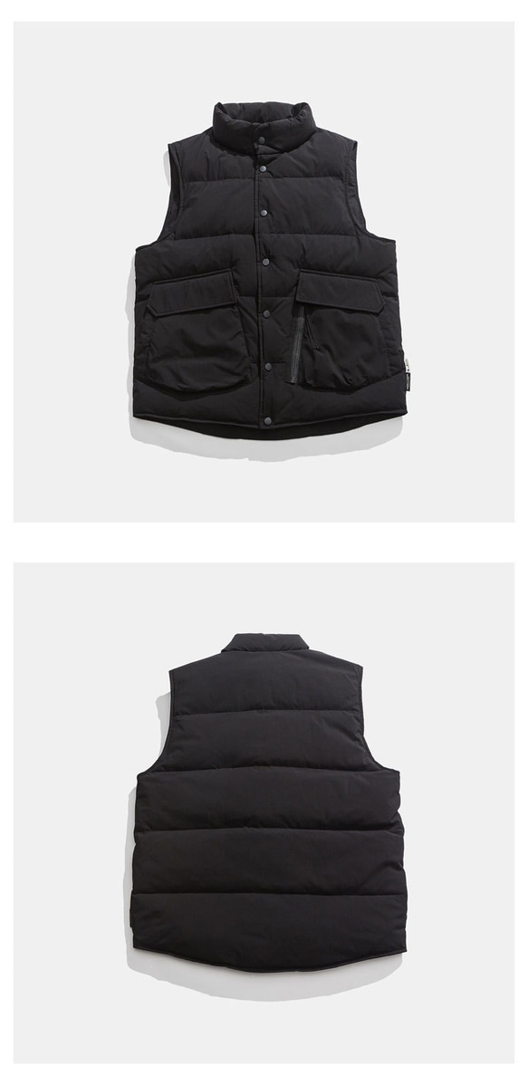 秋冬新品 スタンドカラーベスト ダウンジャケット メンズ ユニセックス 厚手暖かいカップルコート レディース 8枚目の画像