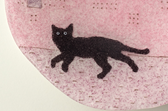 【ガラス】猫 シルエット #4 3枚目の画像