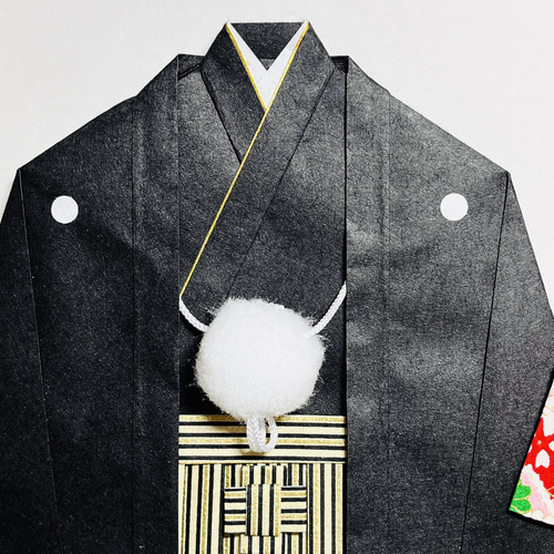 着物のお祝い袋659 ペア ご祝儀袋 扇子 枝垂れ桜 赤地 ご祝儀袋・袱紗