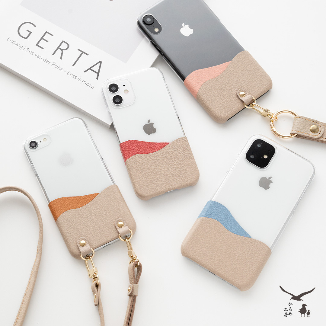 全機種対応 スマホケース 【 ちょいまる ツートンカラー