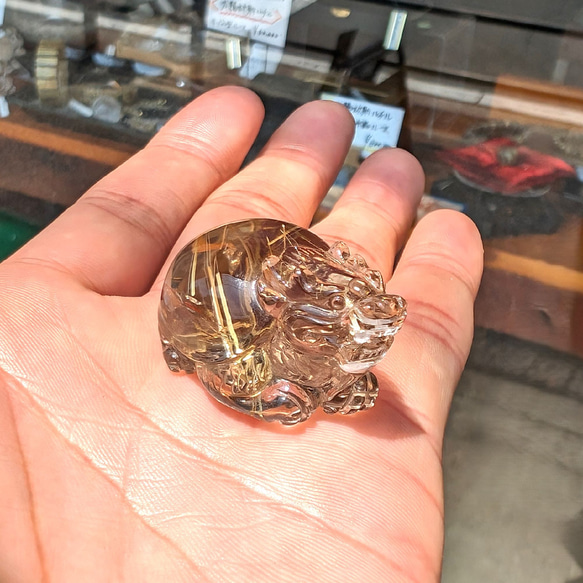 圧巻の迫力】ゴールドタイチンルチル クォーツ 龍亀 ロングイ 圧巻の迫力】ゴールドタイチンルチル クォーツ 龍亀 ロングイ