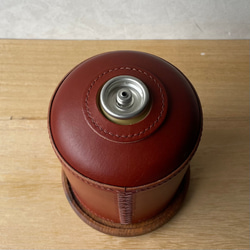 【ブラウン】500 OD缶・アウトドア缶 レザー カバー 本革 4枚目の画像