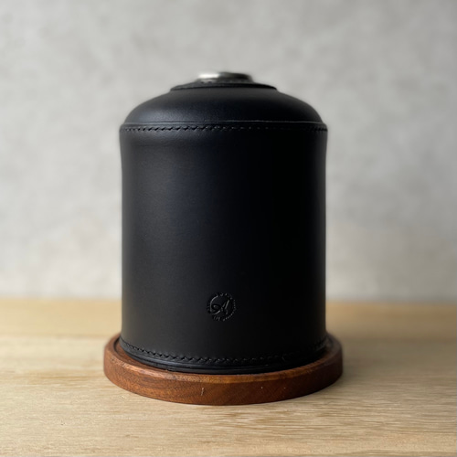 ブラック】500 OD缶・アウトドア缶 レザー カバー 本革 その他