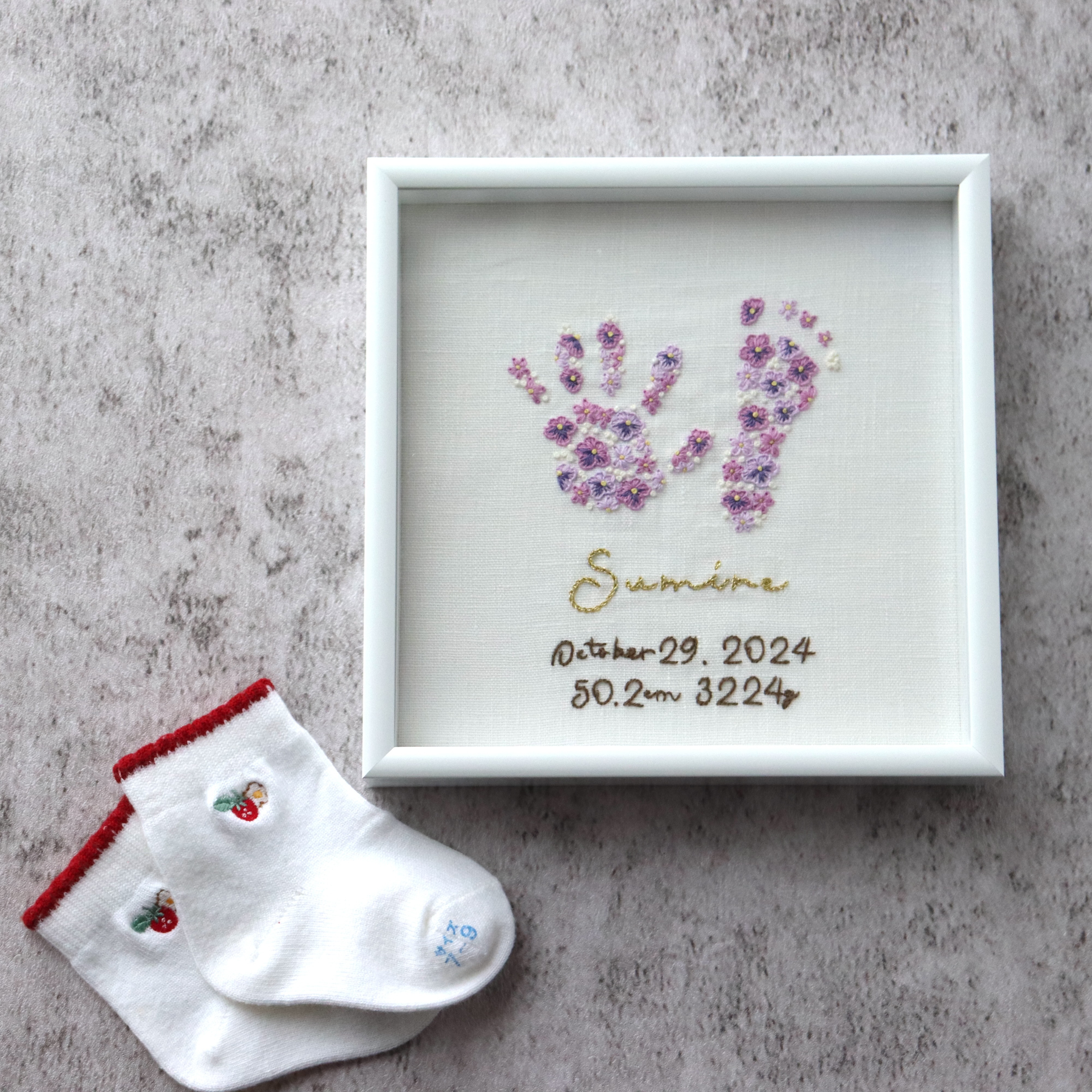 足形刺繍[フルオーダー]送料込