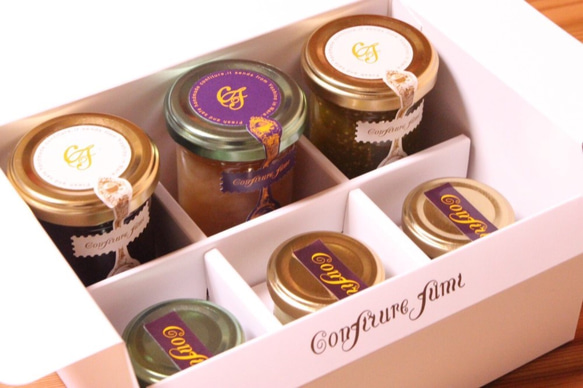 コンフィチュール　おまかせセット　6個（35ｇ3個　　100ｇ3個） new 1枚目の画像