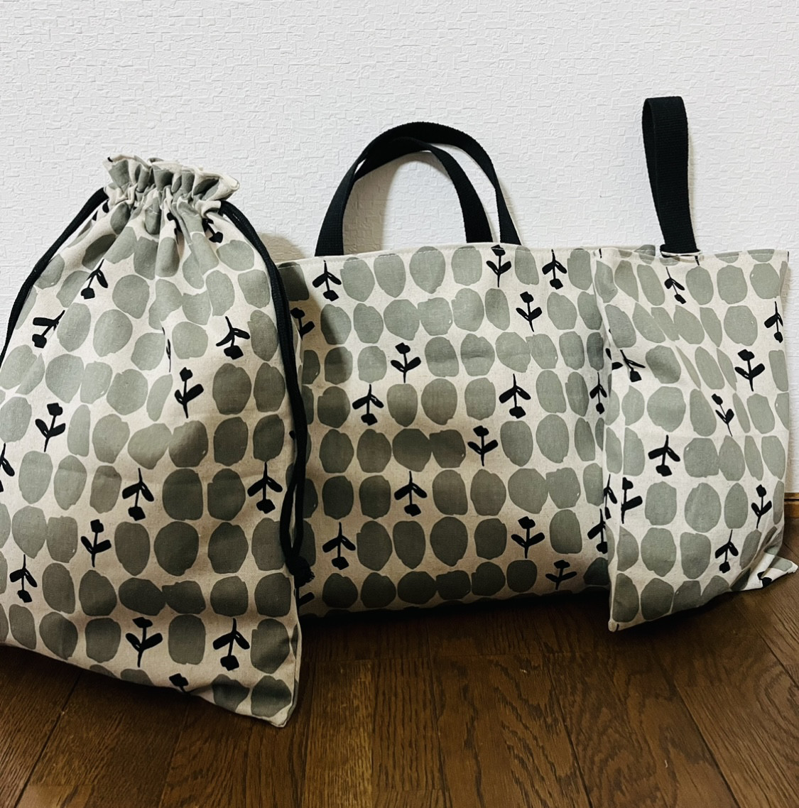 ★入園、入学★レッスンバッグ、お着替え袋、シューズ袋セット