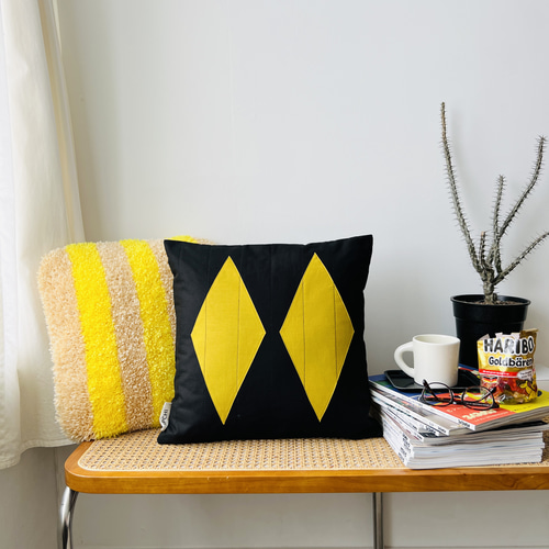 アンティークキルト☆マット＆クッションカバー アンティークキルト