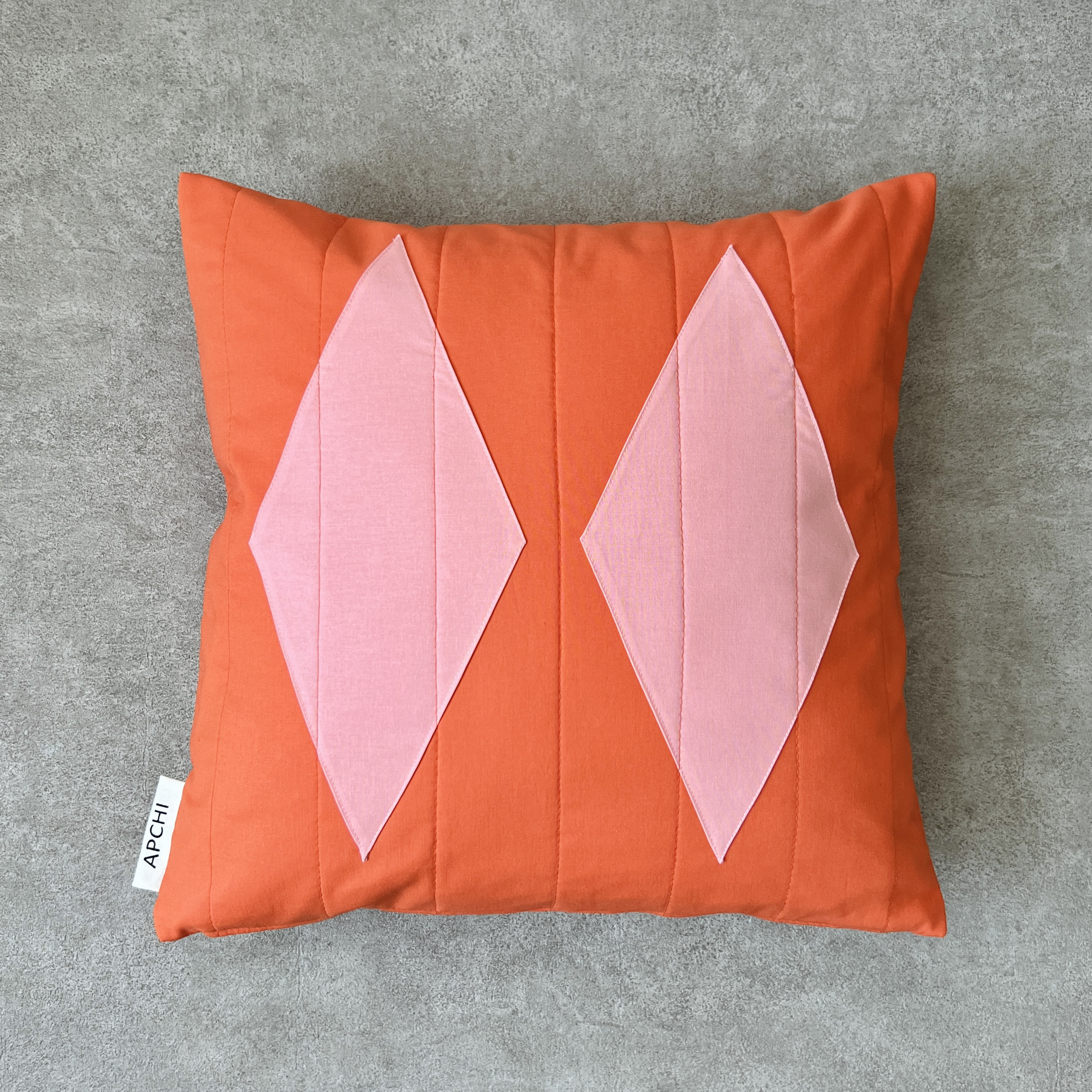 クッションカバー quilt5　　/キルト/パッチワーク/ダイヤ/ウォールアート/北欧/