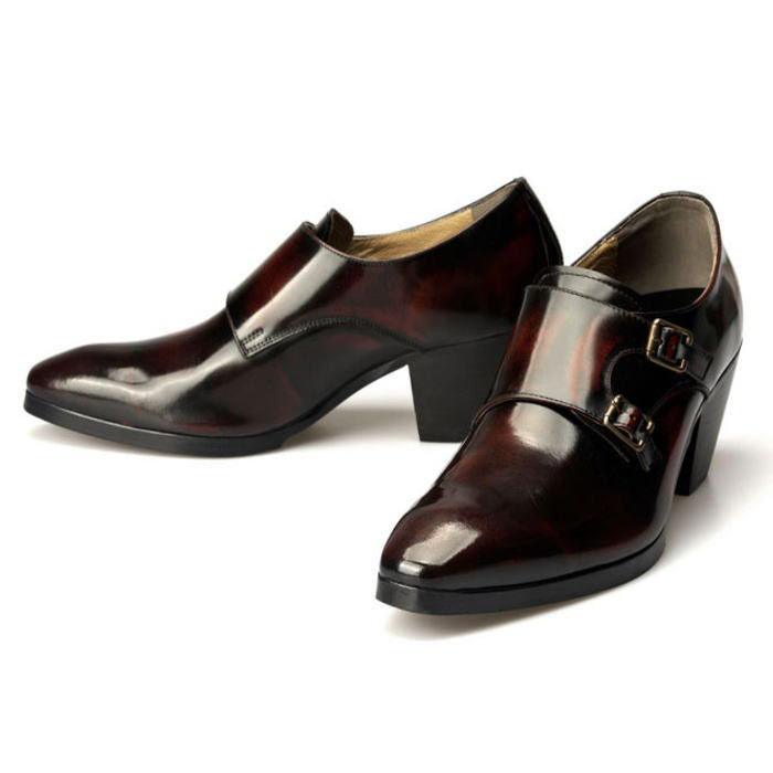 モンク レザーシューズ 本革 メンズ　身長UP SHOES STAR オーダーシューズ（rscu）