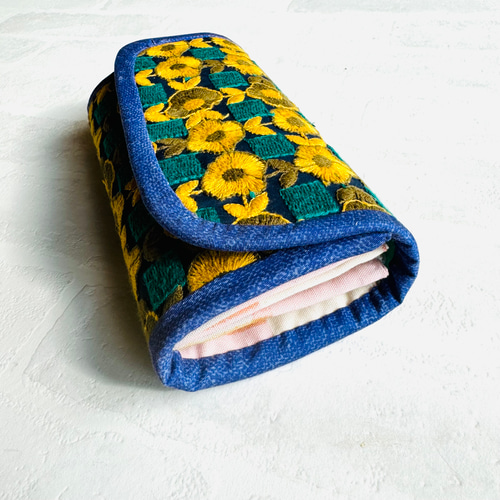 I Eye's 花柄 刺繍 長財布 I Eye's 最大51%☆9/7限定 Eye's 長財布 アイアイズ がま口