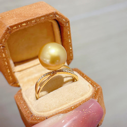 【12/23限定】【美品】純金白蝶真珠フリーリング、純金2つセット 03a1d9874ea91ed4775c64a5748949