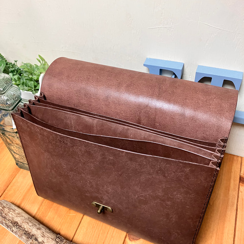 はなうららページ　レザークラフトハンドメイドポーチ、バッグ shoulder_pouch4515ar.jpg