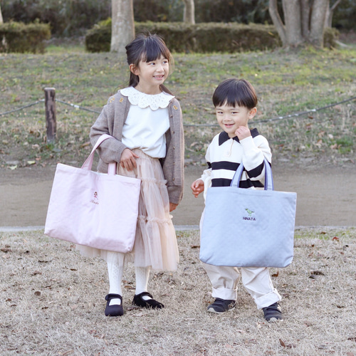 お名前刺繍入り】レッスンバッグ 絵本袋 名入れ 入園 入学 お名前刺繍入り】レッスンバッグ 絵本袋 名入れ 入園 入学