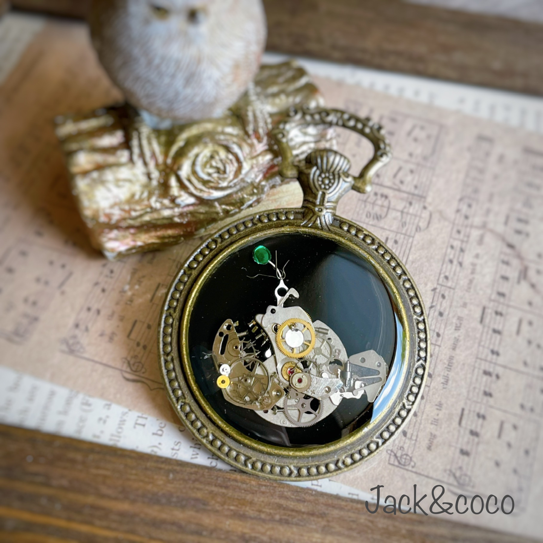 海底の支配者　スチームパンク　バッグチャーム