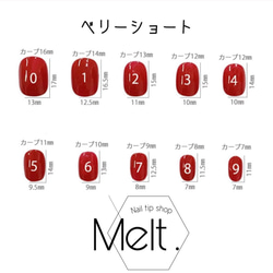 Melt. ネイルチップ #04 / ニュアンスネイル 11枚目の画像