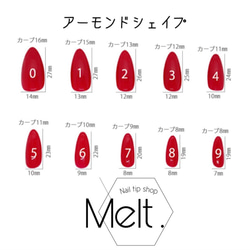 Melt. ネイルチップ #04 / ニュアンスネイル 14枚目の画像