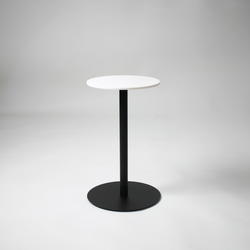 大理石サイドテーブル ソファテーブル カフェテーブル おしゃれ モダン 白 黒 KUROSHIROpremium 6枚目の画像