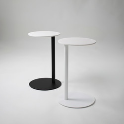大理石ソファテーブル サイドテーブル カフェテーブル おしゃれ モダン 白 黒 KUROSHIROpremium 2枚目の画像