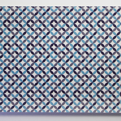 七宝柄の包装紙（ブルー系）　A4サイズ（8枚入り）デザインペーパー　和のラッピングペーパー 4枚目の画像