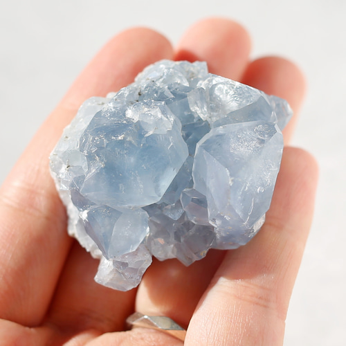 ミニ セレスタイト クラスター天青石 天使の石 鉱物 天然石 安眠 癒し