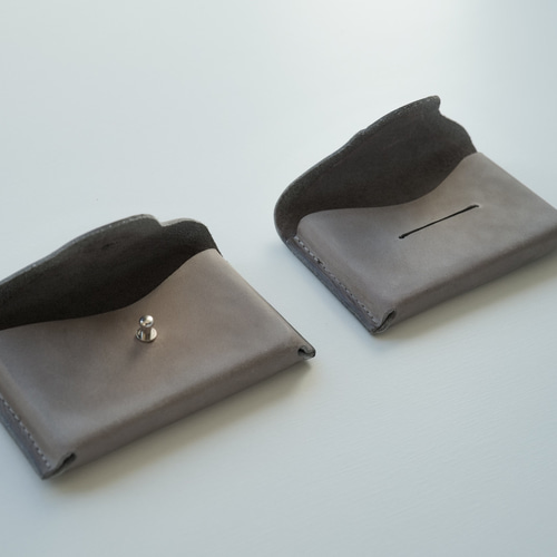 そだてる名刺入れ グレー 【ギボシタイプ】と【差し込みタイプ】 名刺