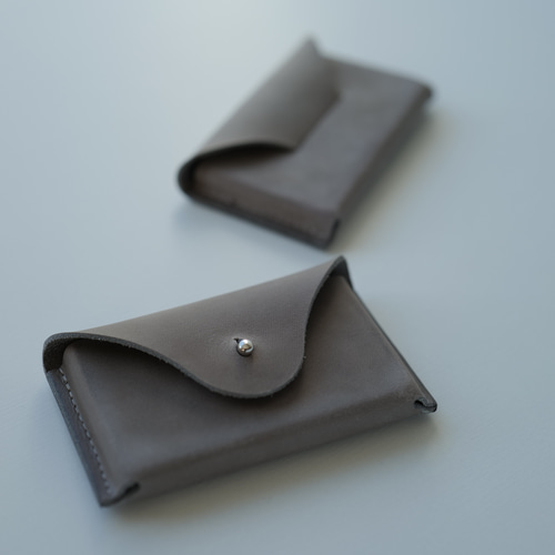 そだてる名刺入れ グレー 【ギボシタイプ】と【差し込みタイプ】 名刺