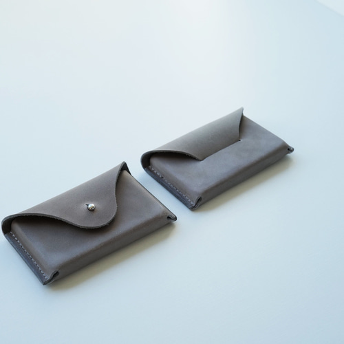 そだてる名刺入れ グレー 【ギボシタイプ】と【差し込みタイプ】 名刺