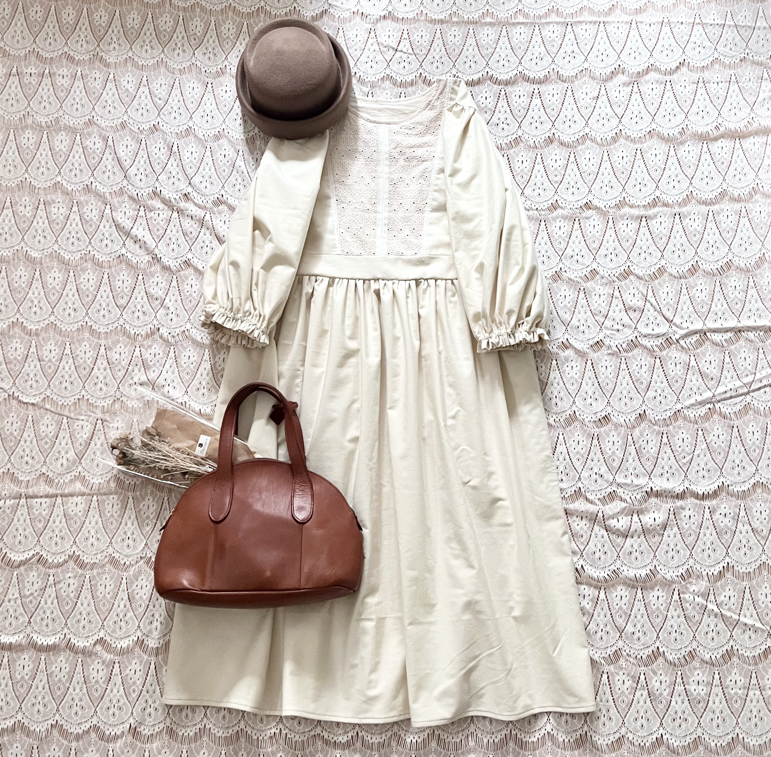 ※SALE クラシカルワンピース　ミルクプリン